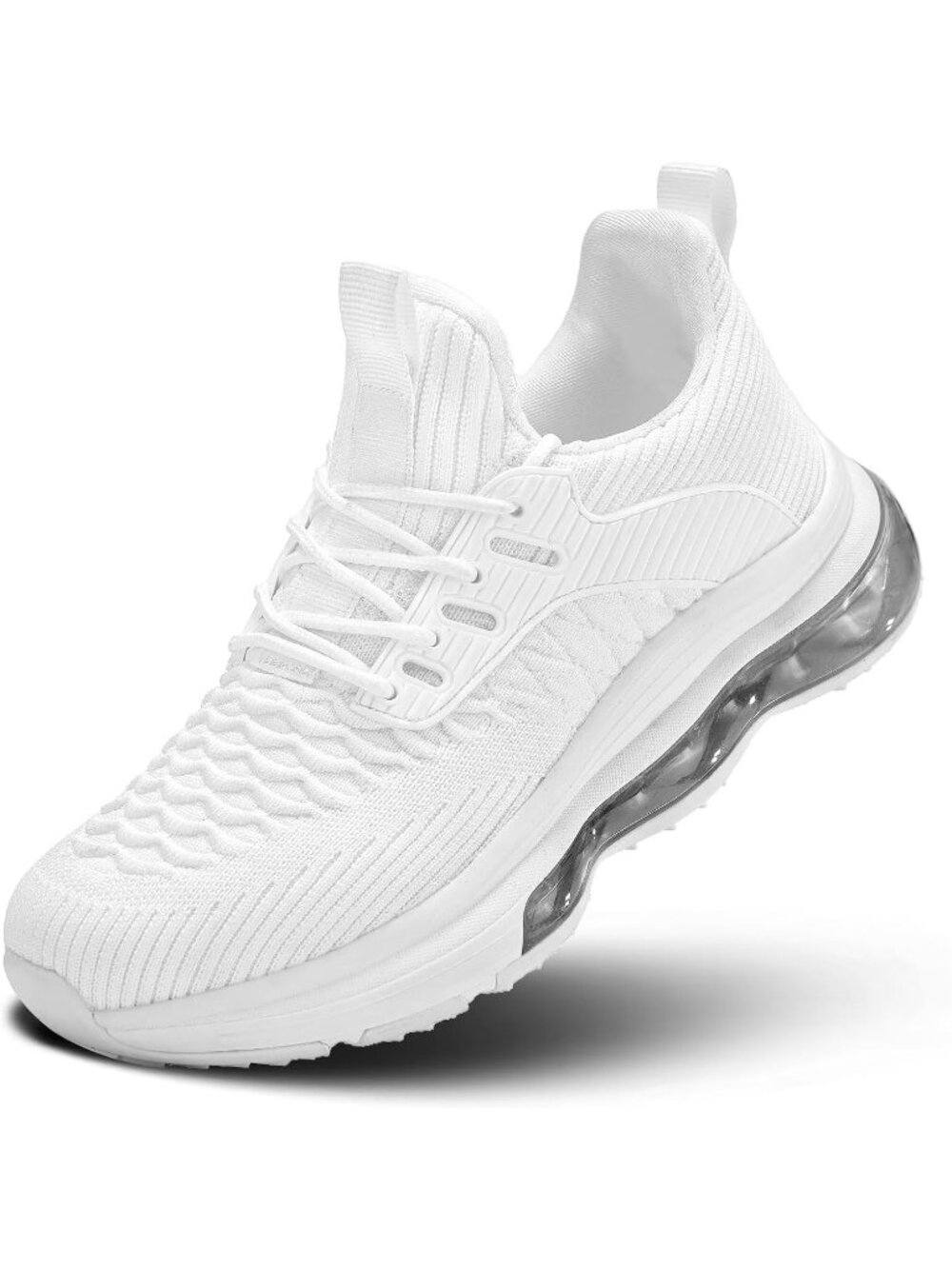 Women's White Comfortable Athletic Tennis Slip On Sneakers Comfortable Shoes